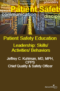 Patient Safety: Leadership Banner